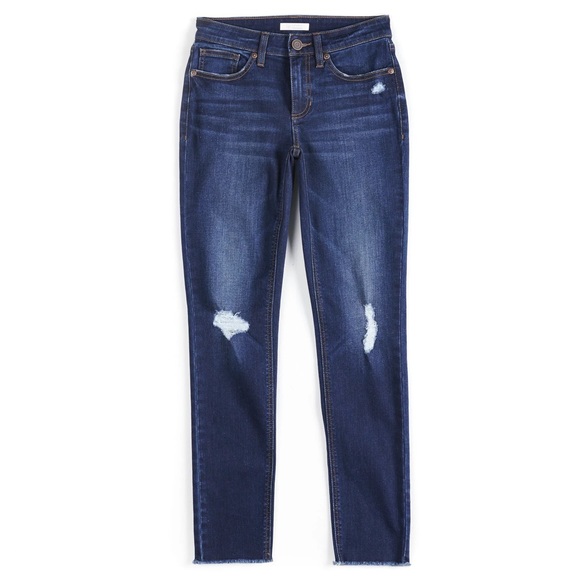 LC Lauren Conrad Denim - EUC LC Lauren Conrad Distressed Denim Ripped Skinny Jeans Size 10